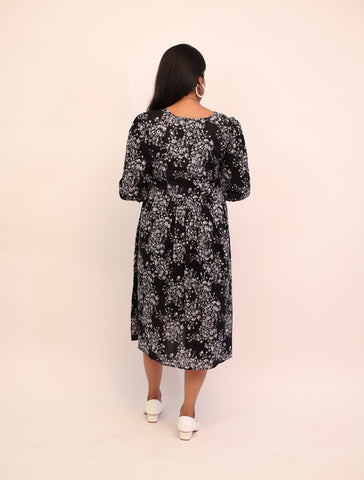 Beautiful black floral Dress